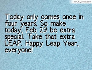 Happy Leap Year