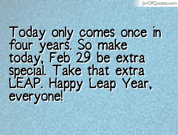 Happy Leap Year