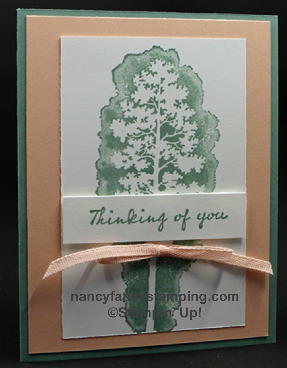 a handmade national day of mourning card created with products from Nancy Fancy Stamping a handmade national day of mourning card created with products from Nancy Fancy Stamping