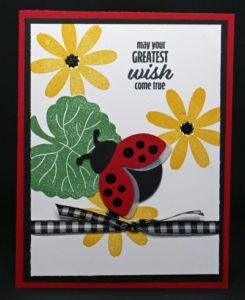 Ladybug Birthday Card - 3 Techniques