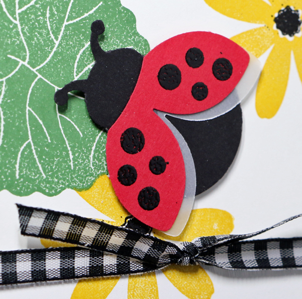 Ladybug Birthday Card - 3 Techniques