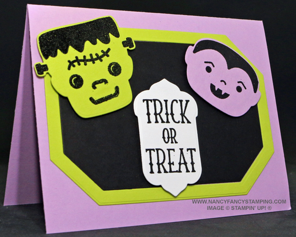 A sweet and simple handmade Halloween card featuring the quick and easy technique of creating layers with nesting dies. A sweet and simple handmade Halloween card featuring the quick and easy technique of creating layers with nesting dies.