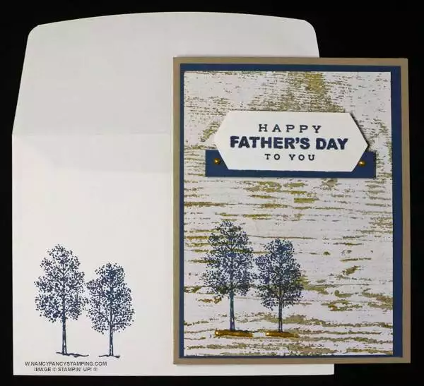 I used the Best There Is Paper Pumpkin Kit (May 2024) as inspiration to create this alternative Happy Father’s Day Card