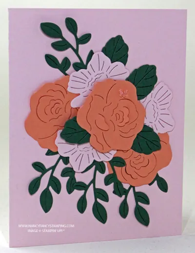 Happy Mother’s Day Card using the dies from the Boutique Blossoms Dies (167653)